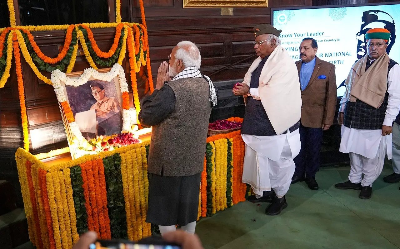 PM Modi, VP Dhankar pay tributes to Subhash Chandra Bose on his birth anniversary