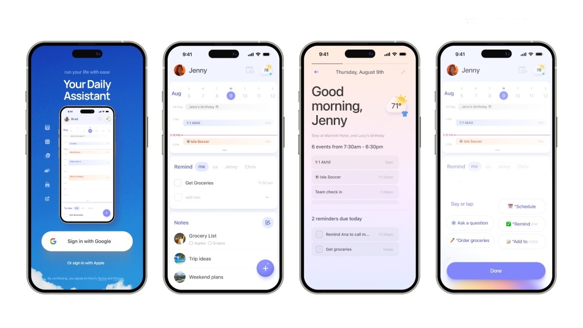Hero’s All-in-One AI Productivity App Takes on Google’s Calendar and Competitors