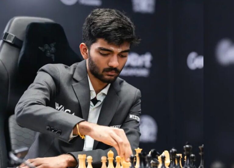 D Gukesh Advances in the Freestyle Chess Grand Slam