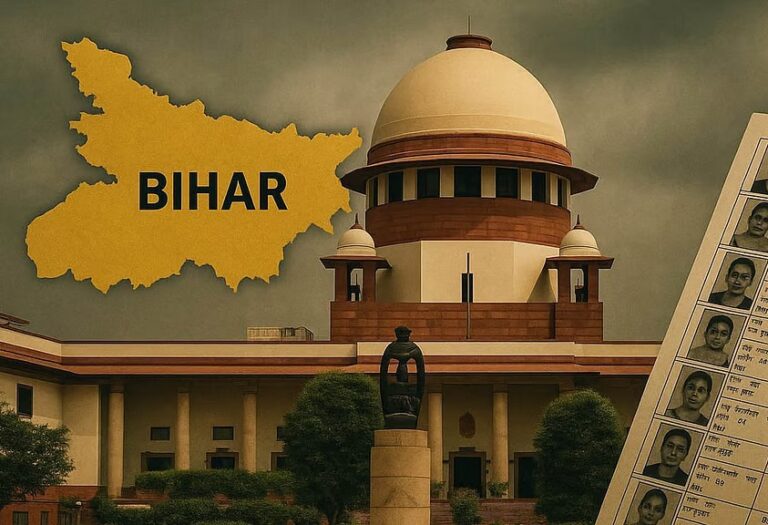 Supreme Court Steps In: Aadhar, EPIC, Ration Cards Under Lens for Bihar Voter List Revision